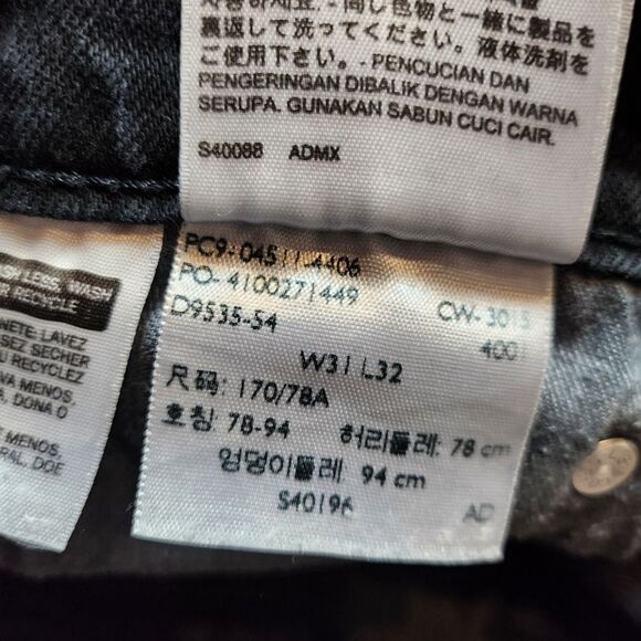 LEVI’S 511 Black Wash Men’s Slim Fit Jeans - Picture 4 of 15